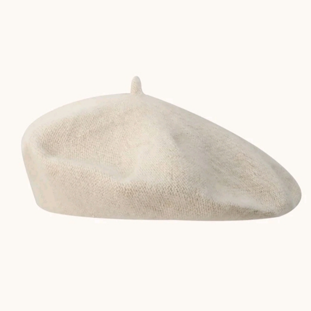 JOE BOXER Ivory Wool Beret